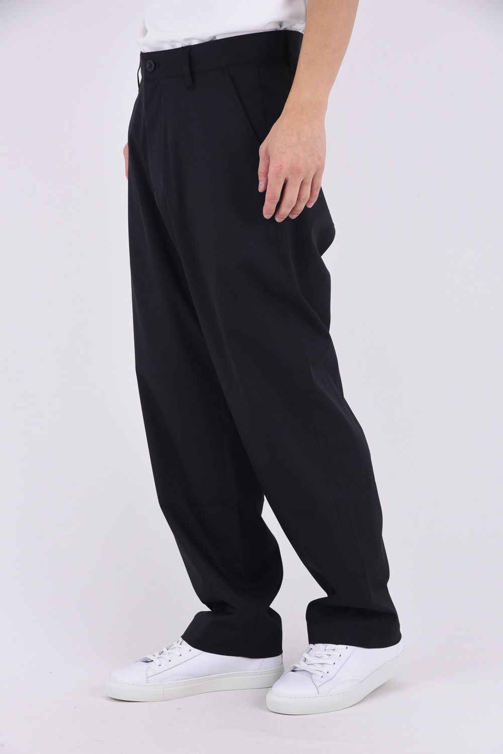 【26SS】 DVG WIDE PANTS / ワイド ロングパンツ (ブラック)