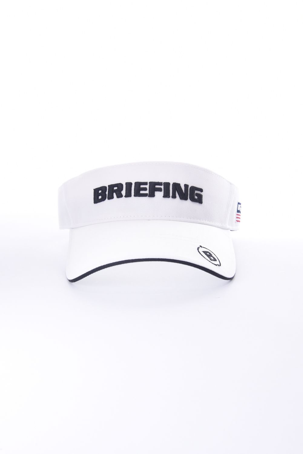 MENS BASIC VISOR / ロゴ刺繍 ベーシック サンバイザー ホワイト