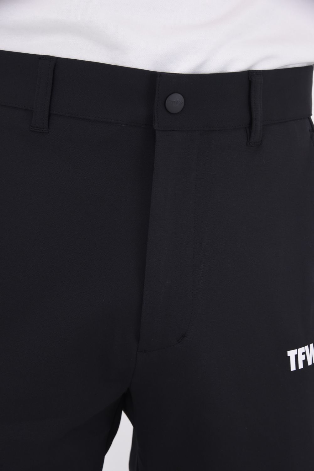 【25AW】 MULTI PURPOSE BLOUSON / ダンボール素材 異素材切り替え ストレッチロングパンツ (ブラック/ブラック)