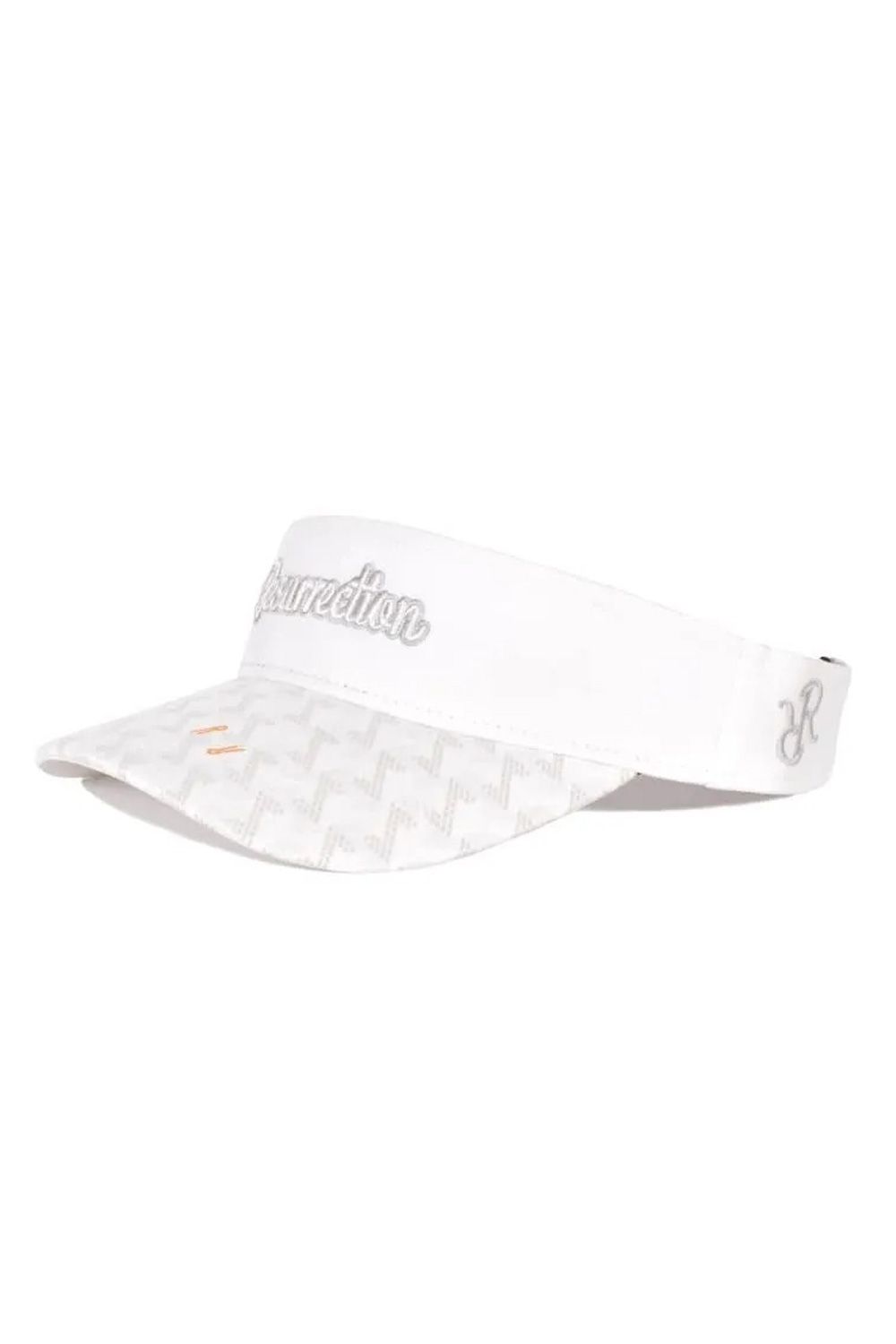 【26AW】 GM BRIM VISOR LANATEC / ブランドロゴ刺繍 オリジナルテキスタイル サンバイザー （モノホワイト)