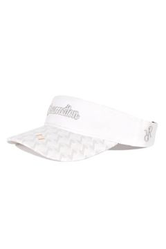 【26AW】 GM BRIM VISOR LANATEC / ブランドロゴ刺繍 オリジナルテキスタイル サンバイザー （モノホワイト)
