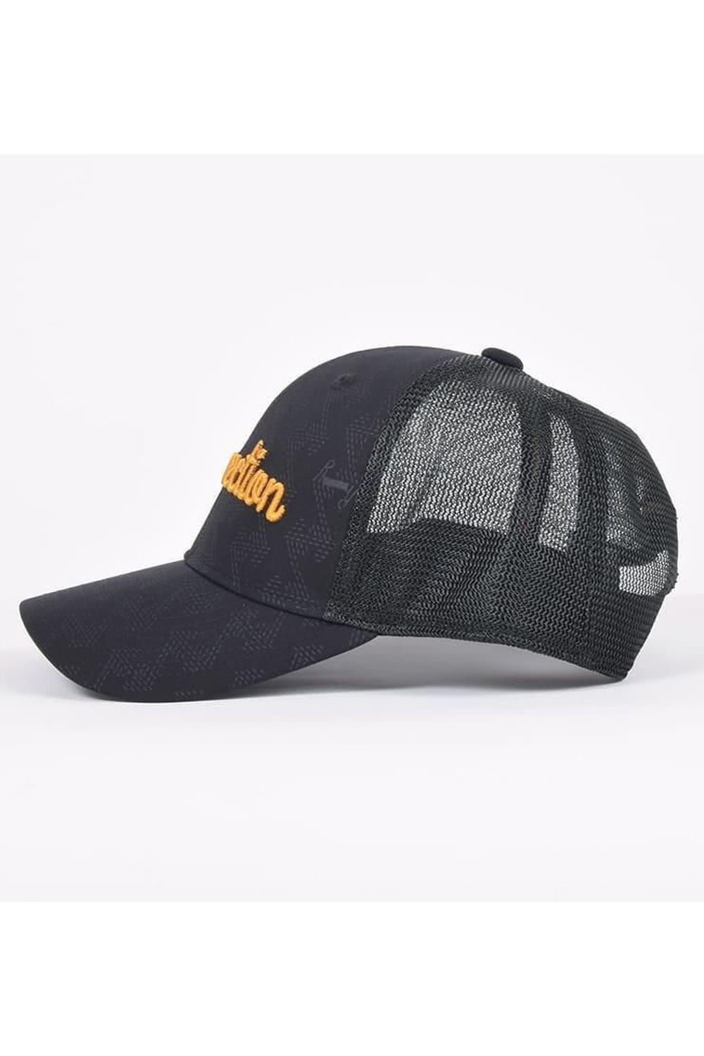 Resurrection - GM EMBOSS MESH CAP / ブランドロゴ刺繍