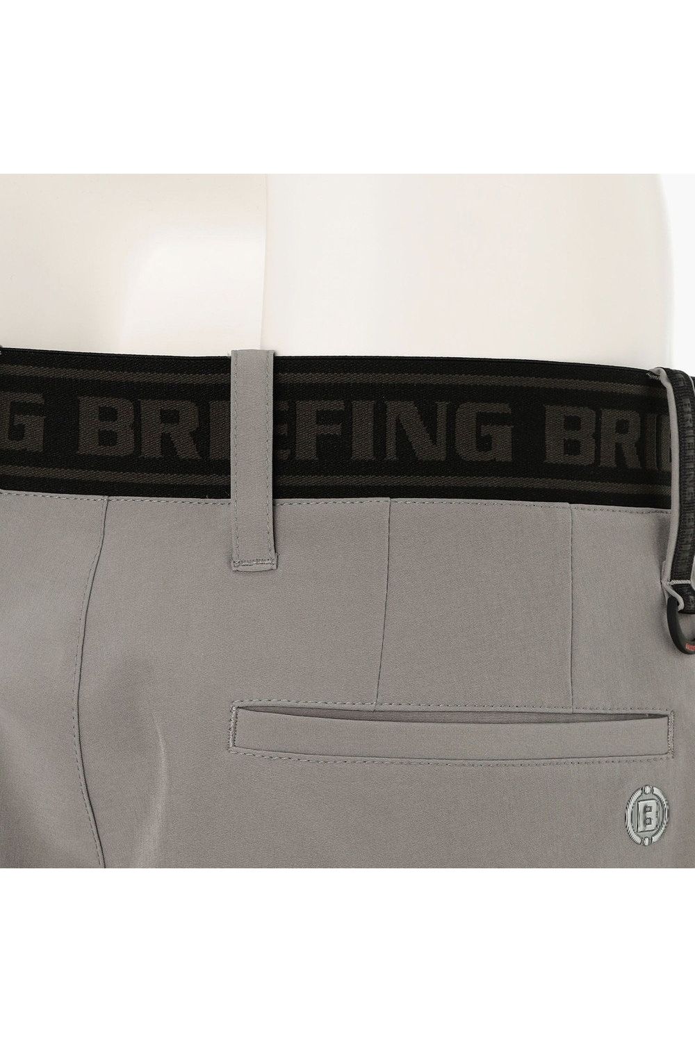 【26SS】 MEN’S COOLCORE LOGO ELASTIC SHORT PANTS / クールコア ウエストゴムベルト ショートパンツ (グレー)