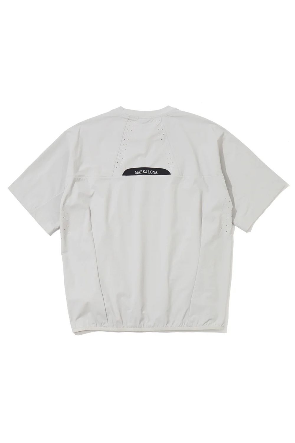 【26SS】【CODE COLLECTION】 PTMT / ストレッチナイロン クルーネックプルオーバー (ライトグレー)