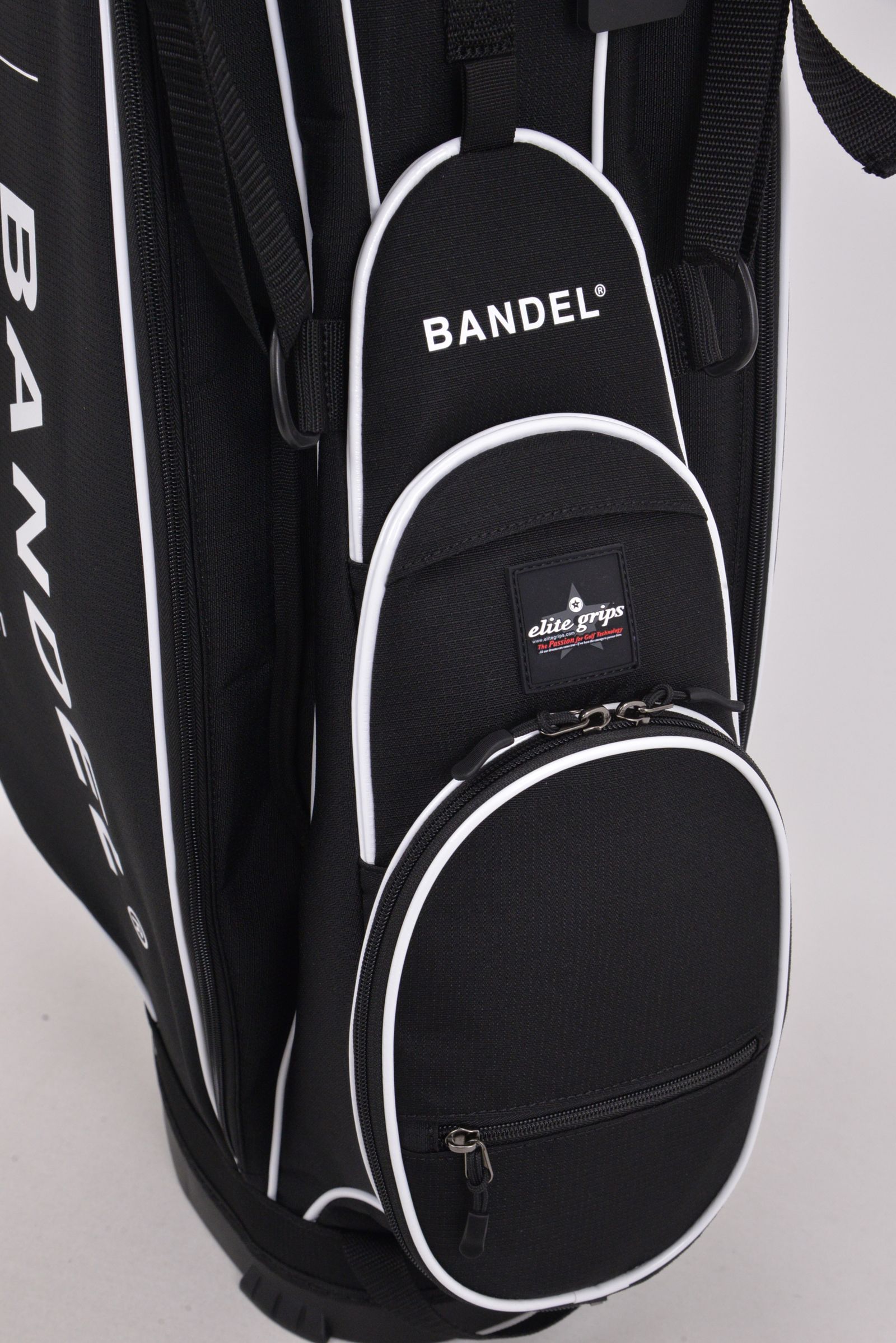 BANDEL × elitegrips D-Type 9.5inch CADDY BAG / エリートグリップ コラボレーション キャディバッグ (ブラック)