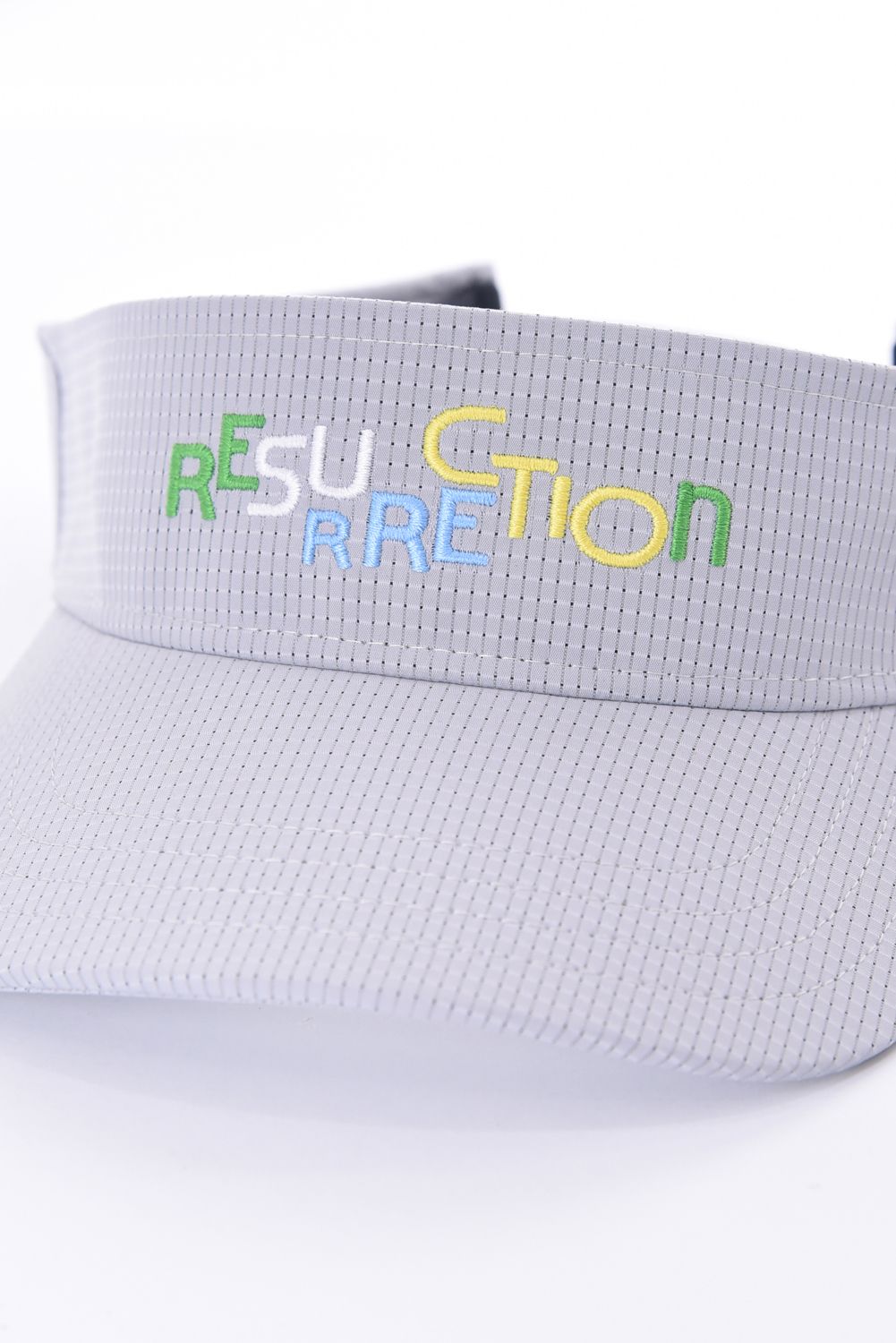 【26SS】 COLORFUL LOGO SUN VISOR / カラフルロゴ刺繍 サンバイザー (グレー)