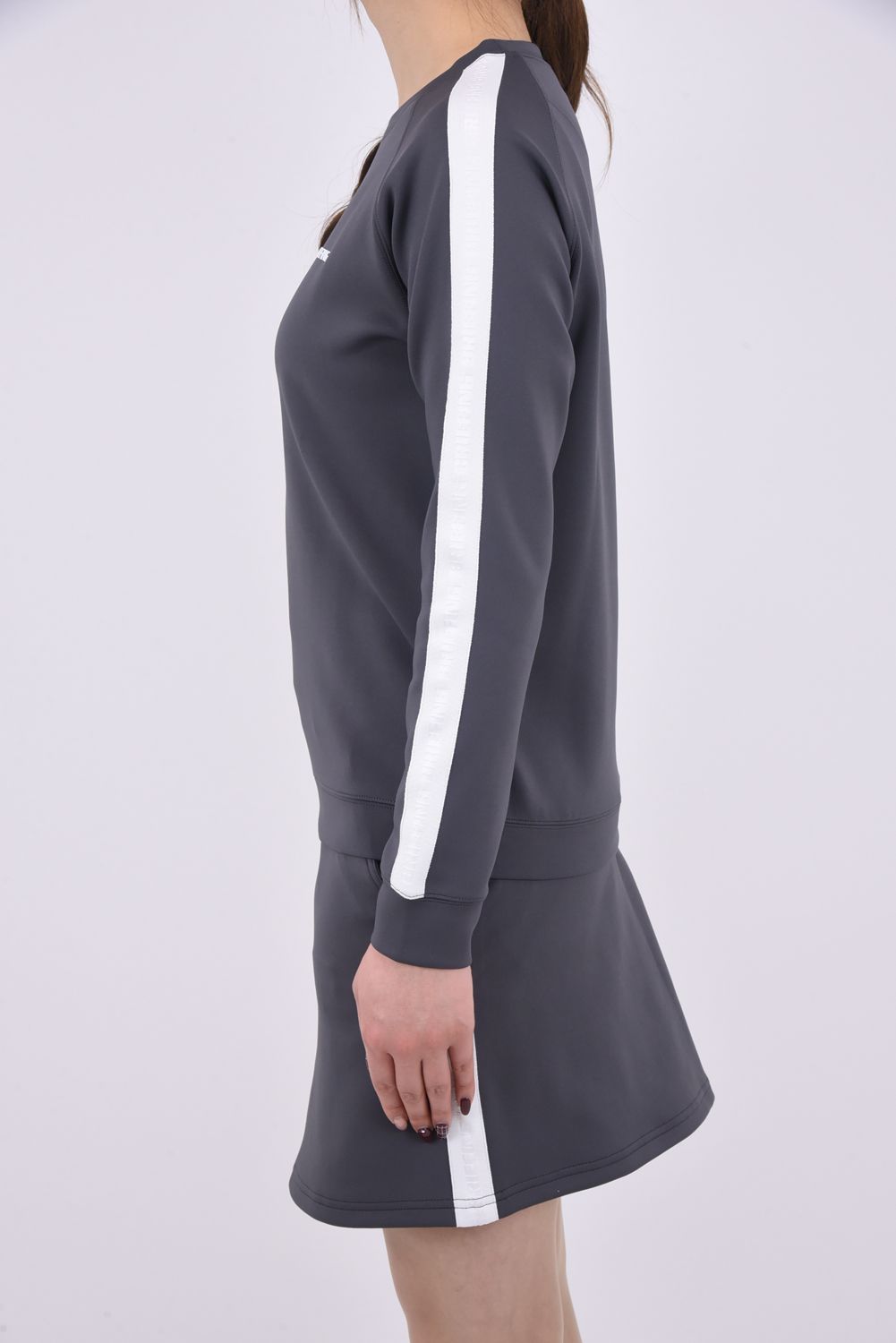 BRIEFING - 【レディース】 WOMENS SIDE LOGO LINE CREWNECK