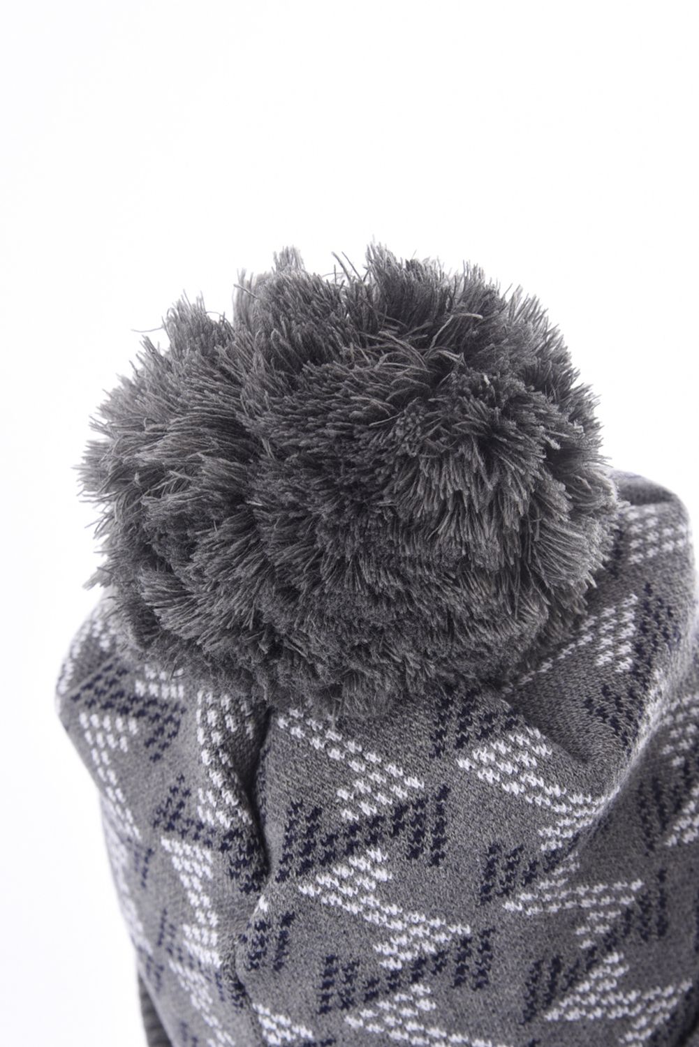 GM BONBON KNIT CAP / GM ボンボン ニットキャップ (グレー)