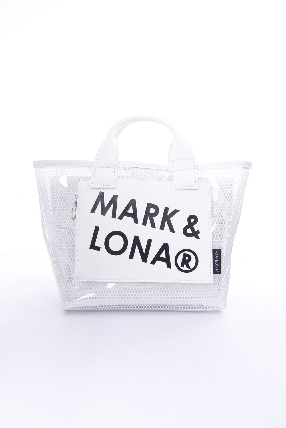 MARK&LONA - HIVE MINI BAG / 保冷ポーチ付き ロゴ プリント クリア 