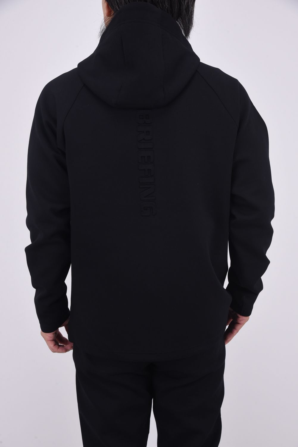 【25AW】 MEN'S WARM 3D LOGO PARKA / ダンボールニット 3D ロゴパーカー (ブラック)