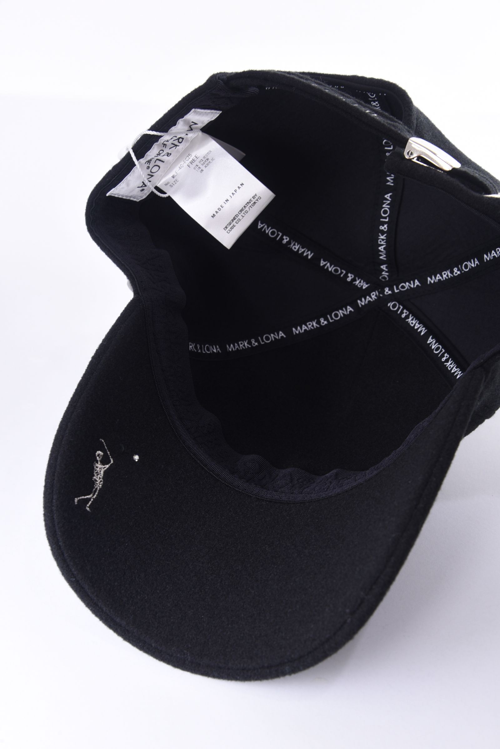 【レディース】ATLANTRIS SPARKLE POM CAP / エコファー梵天 キャップ (ブラック)