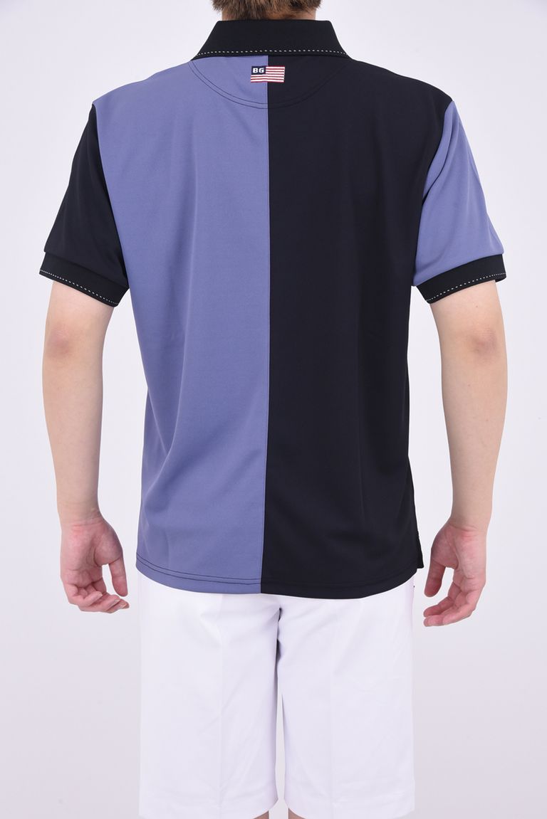 BRIEFING - MENS PATCHWORK POLO RELAXED FIT / パッチワーク 