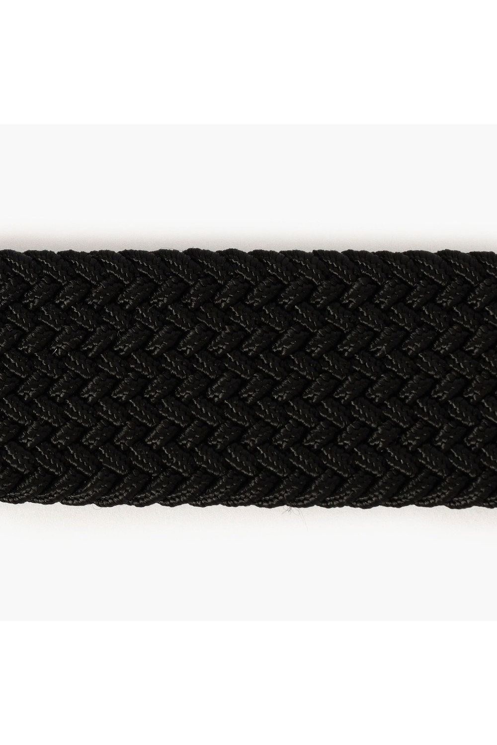 【26SS】 MEN'S BG BUCKLE MESH BELT / BGバックル メッシュベルト (ブラック)