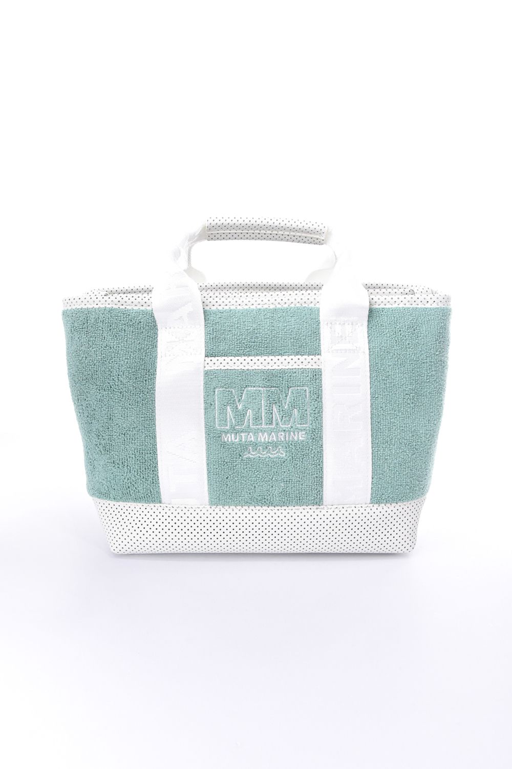 【26SS】 PILE PARTITION TOTE BAG / パイル生地 パーテーショントートバッグ (ライトグリーン)