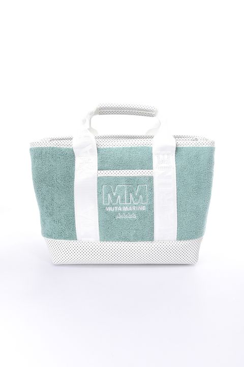 【26SS】 PILE PARTITION TOTE BAG / パイル生地 パーテーショントートバッグ (ライトグリーン)