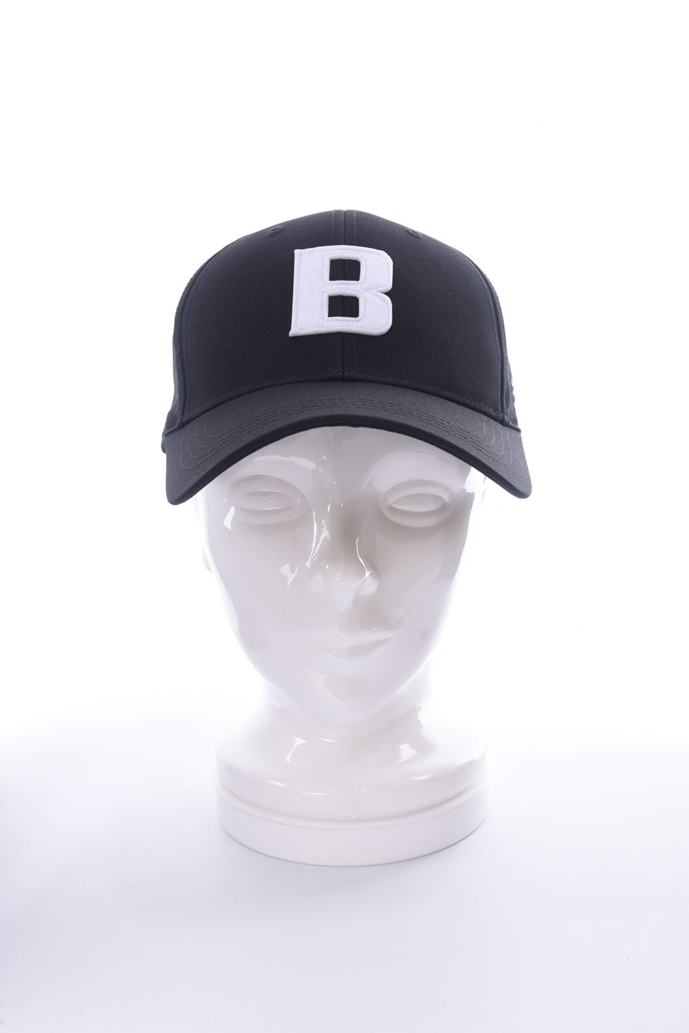 MENS INITIAL CAP / イニシャルワッペン キャップ ブラック