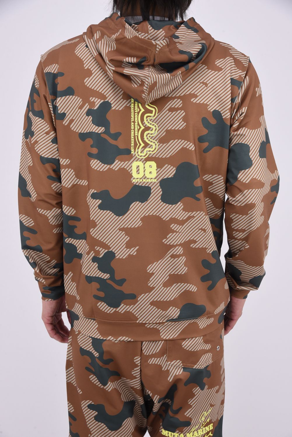 【26SS】 RUSH PARKA (DIAGONAL CAMO) / ダイアゴナルカモフラージュ ラッシュガードパーカー (ベージュ)