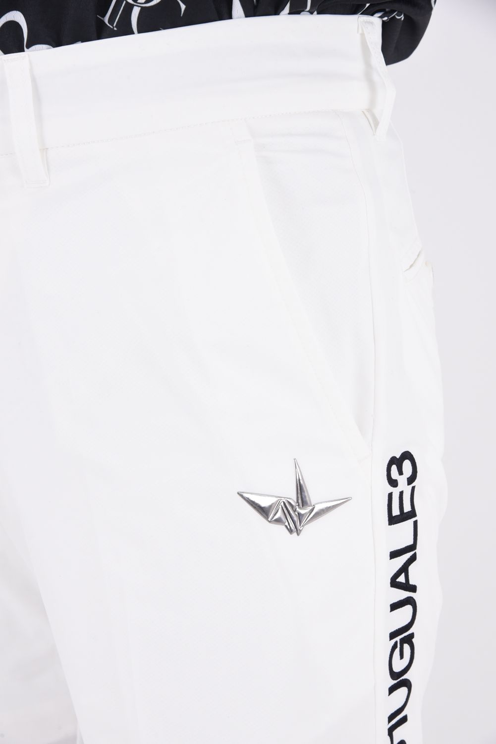 BASIC SHORT PANTS / ブランドロゴ ベーシック ショートパンツ (ホワイト)