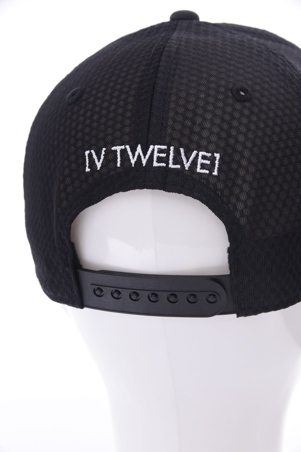 【26SS】 ARC CAP / 3Dブランドロゴ刺繍 メッシュキャップ (ブラック)