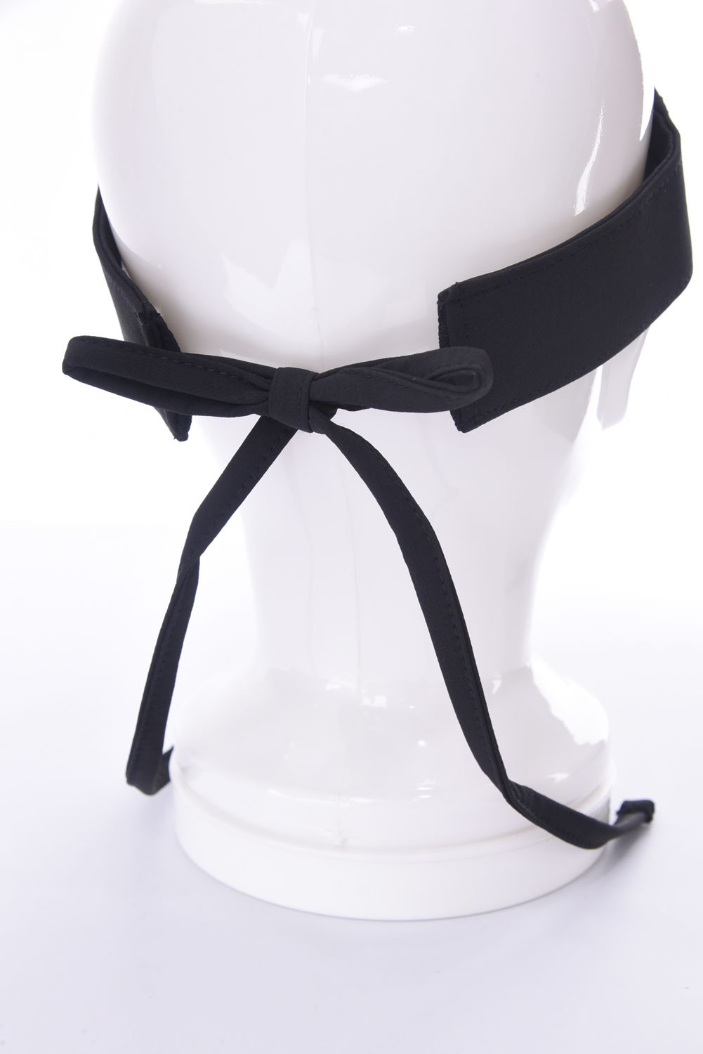 【26SS】【レディース】 WOMEN’S SMALL LOGO RIBBON VISOR / ブランドロゴ バックリボン リボンサンバイザー (ブラック)