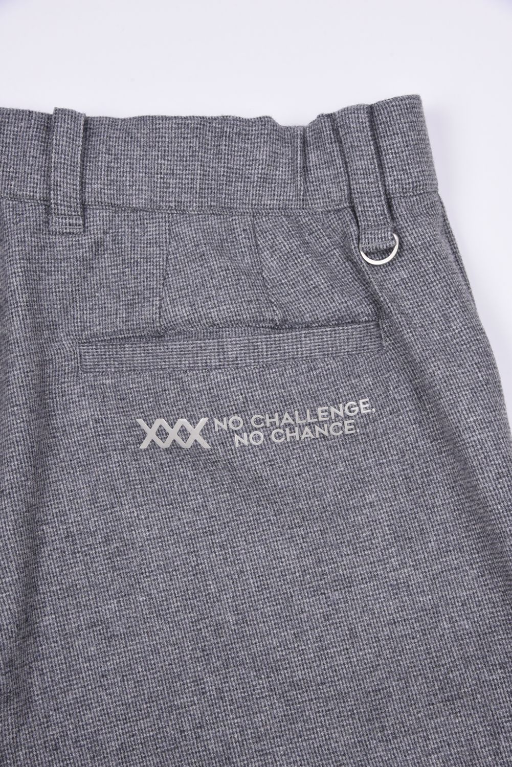 【25AW】 HOUNDSTOOTH TAPERED PANTS / 千鳥柄 テーパード パンツ (チャコール)