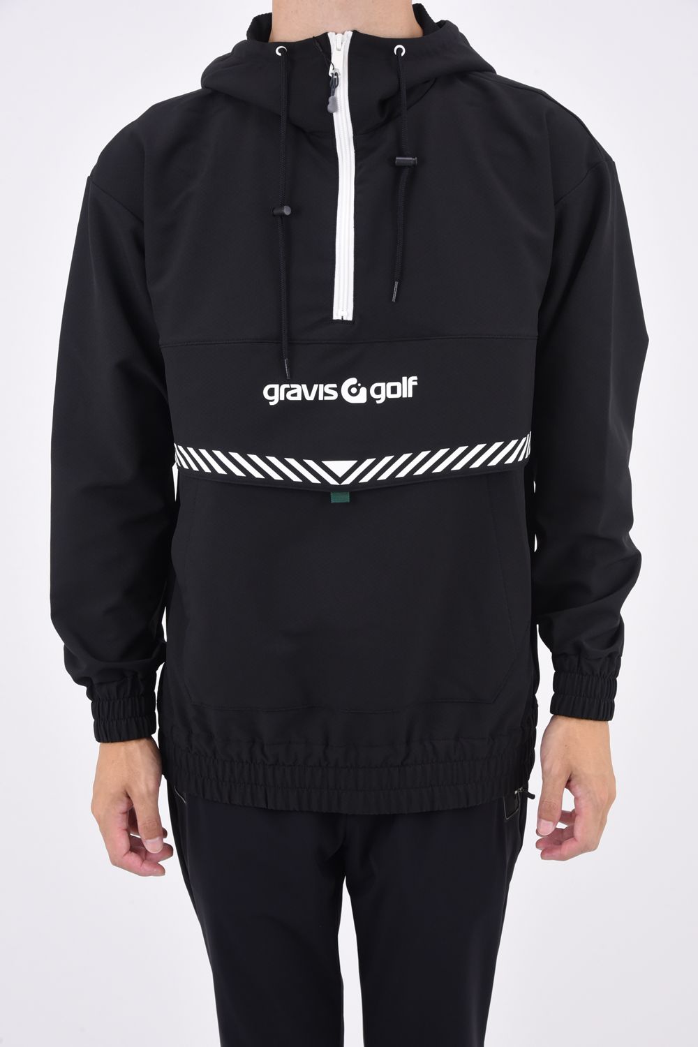 gravis golf - TRITON STORM FLEECE HOODIE / ブランドロゴプリント