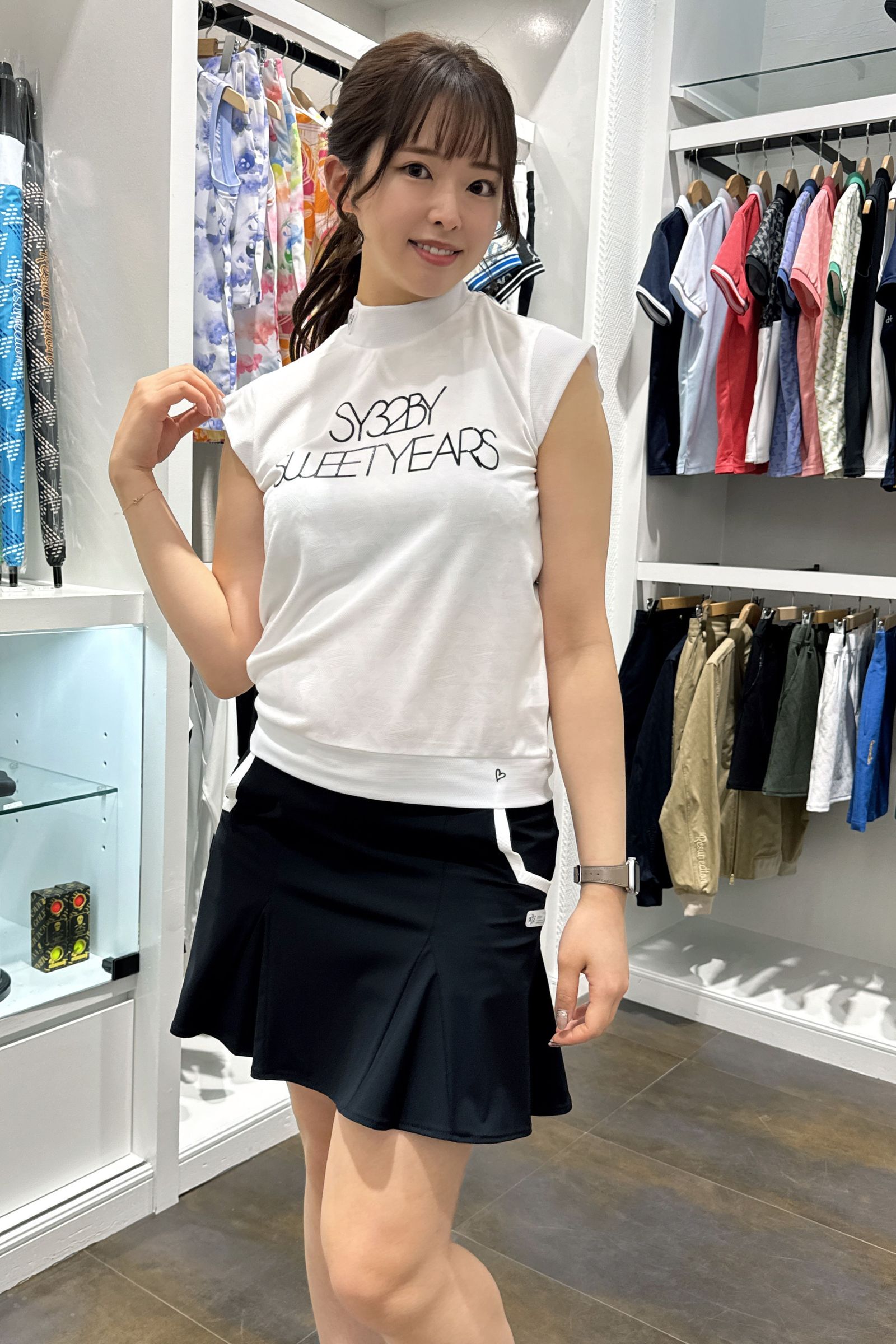 【レディース】SY32 CARVICO425 REVOLUTIONALSKIRT SY32 by SWEET YEARS GOLF - 【25SS】【レディース】 CARVICO