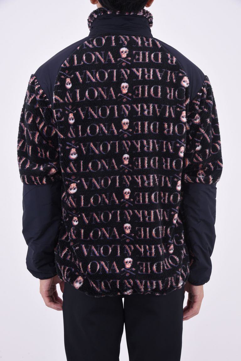 MARK&LONA - LEXINGTON FLEECE JACKET / ブランドロゴ総柄 異素材  