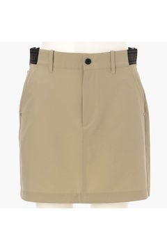 【26SS】【レディース】 WOMEN’S COOLCORE LOGO ELASTIC SKIRT / クールコア ウエストゴムベルト スカート (ベージュ).