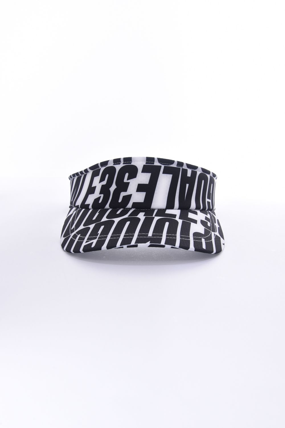 VISOR / 総柄ロゴ サンバイザー ホワイト