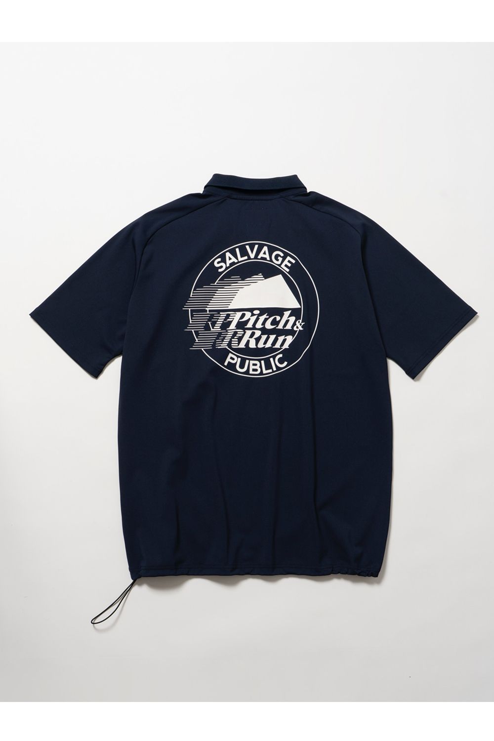 【2026SS】 Alohea Tech Polo SS (Pitch&Run) / ショートスリーブ ポロシャツ (ネイビー) （3月入荷予定）