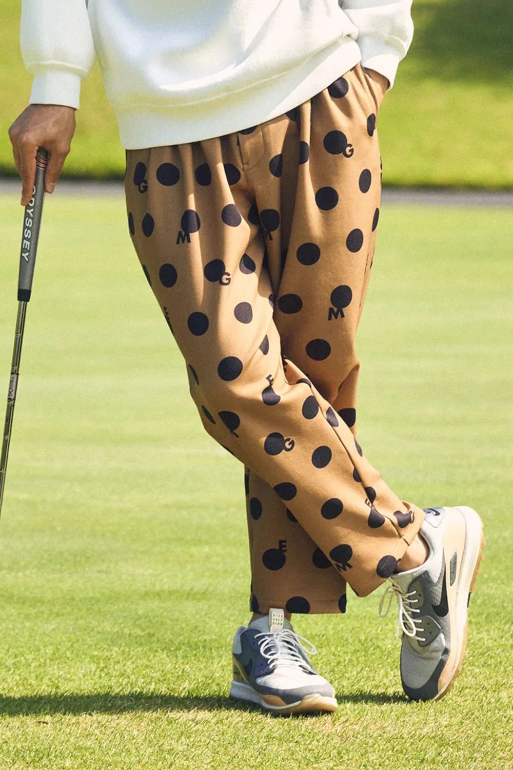 【26AW】 ORIGINAL PRINT DOT PANT / ドット柄プリント テーパードパンツ (ベージュ)