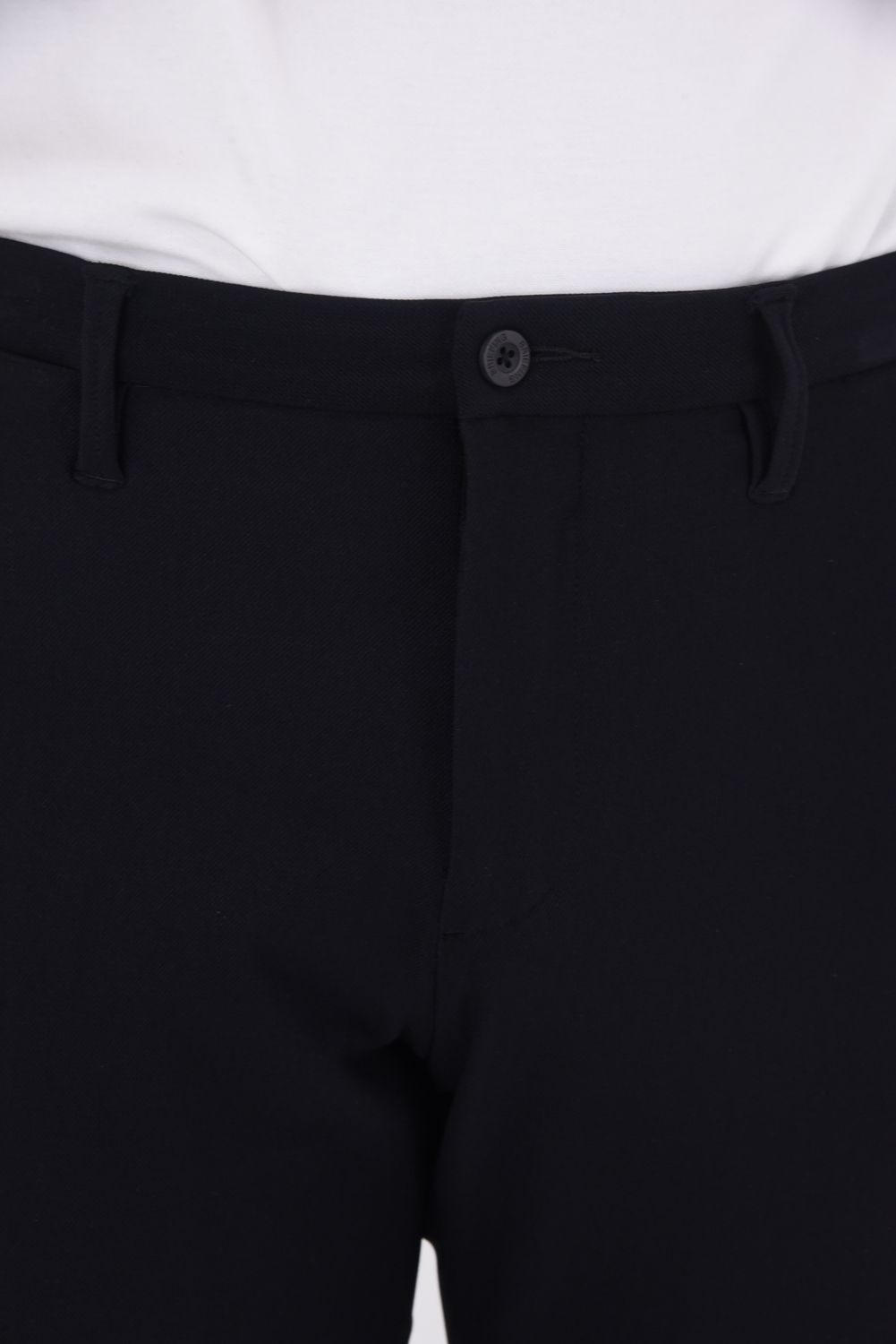MENS BASIC PANTS BBG241 / ベーシック スリムパンツ (ブラック)