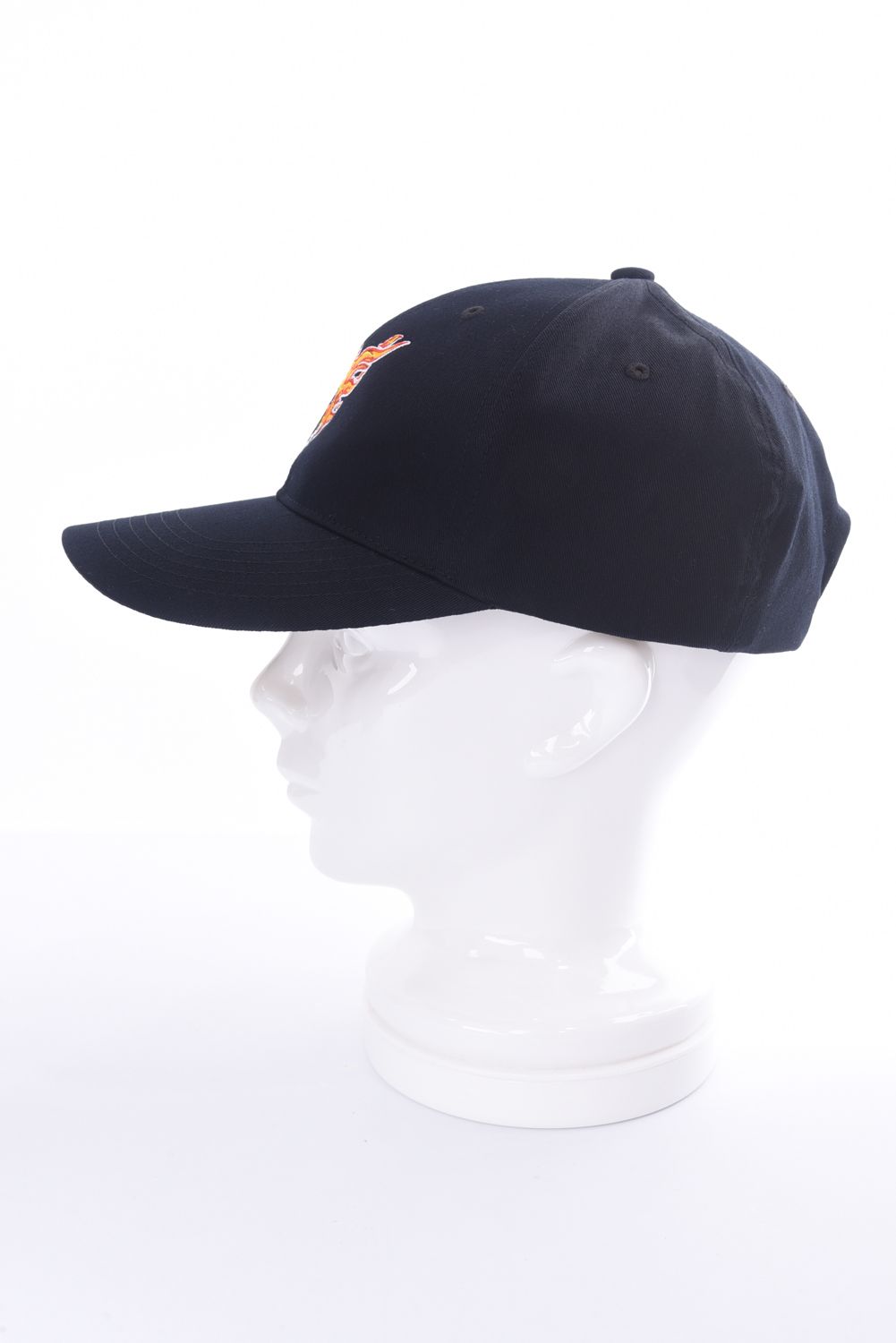 EIGHT BALL CAP / エイトボールグラフィック刺繍 ベースボールキャップ (ブラック)