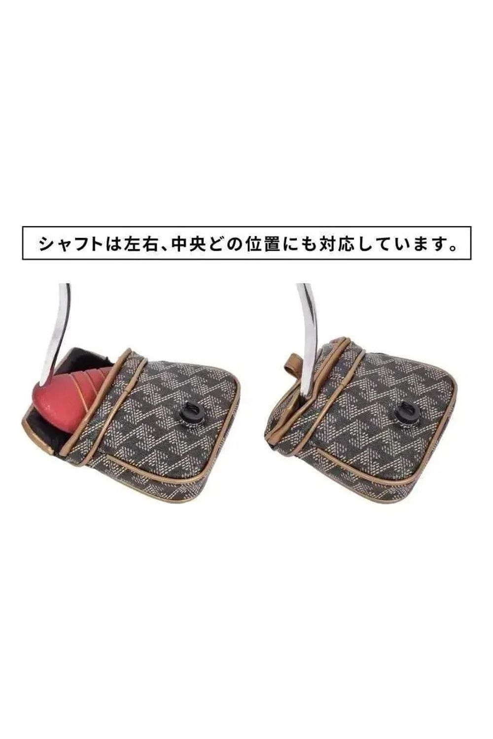 【10周年記念限定品】 Putter Cover (MALLET) / ブランドオリジナルテキスタイル パターカバー マレットタイプ (オーシャンホワイト)