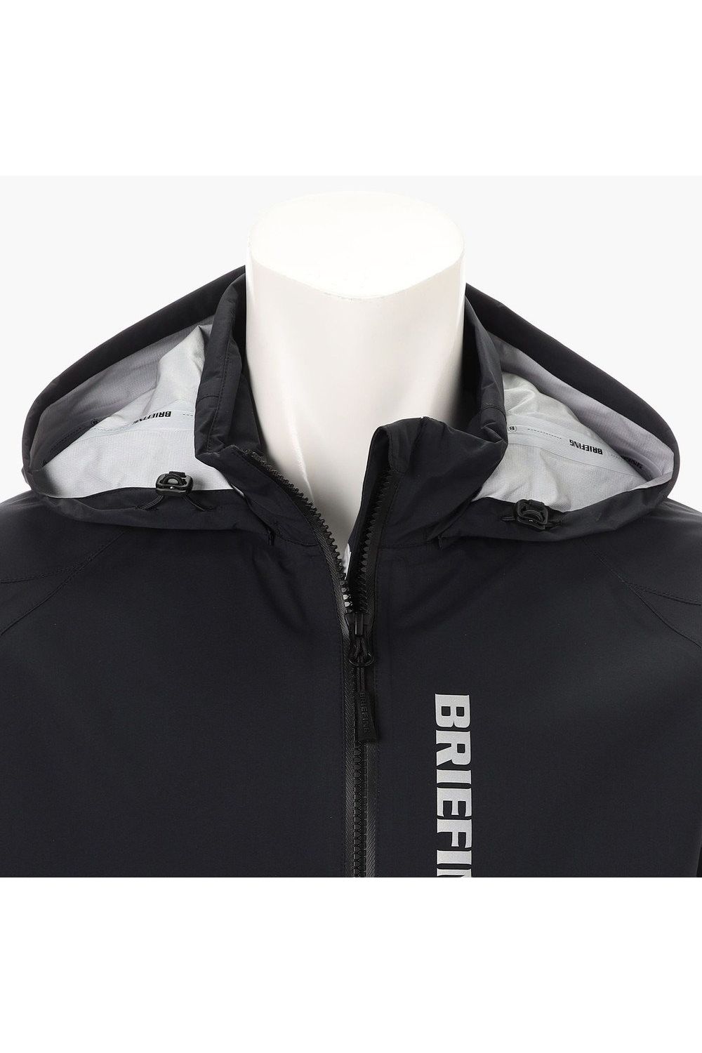 【26SS】 MEN'S WATERPROOF BLOUSON / マイクロリップナイロン 2WAYレインジャケット (ブラック)