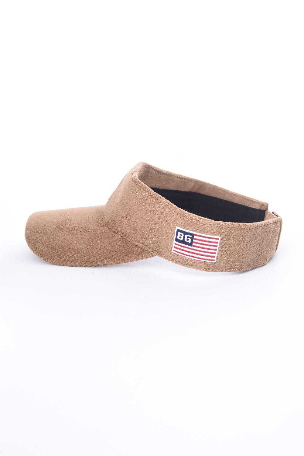 MEN’S PILE INITIAL VISOR / パイル地 サンバイザー （ライトブラウン）