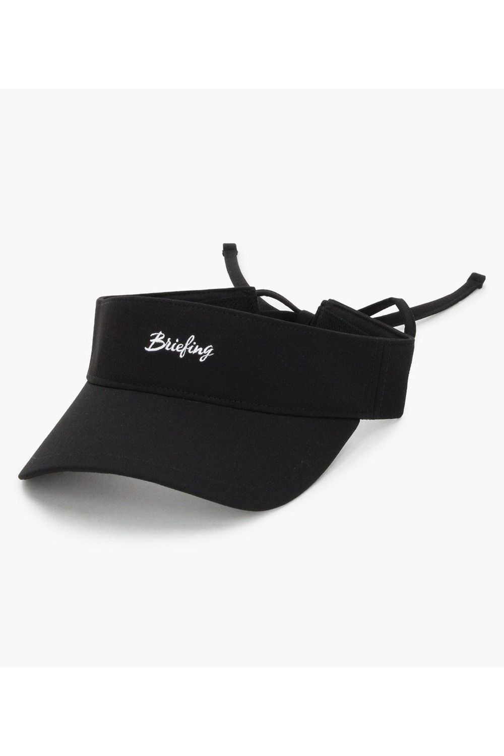 【26SS】【レディース】 WOMEN’S SMALL LOGO RIBBON VISOR / ブランドロゴ バックリボン リボンサンバイザー (ブラック)