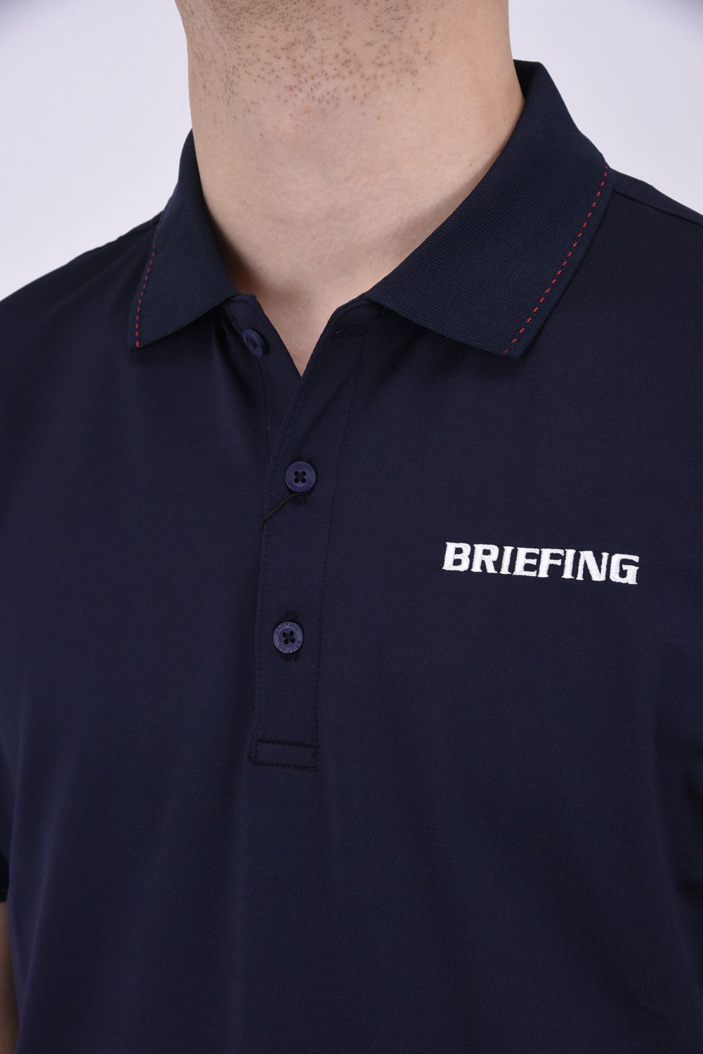 BRIEFING - 【24SS】 MENS TOUR POLO / 刺繍ブランドロゴ ベーシック 