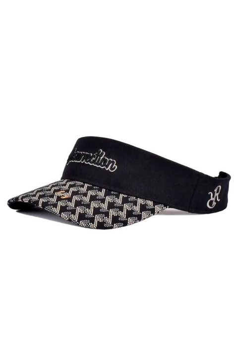 【26AW】 GM BRIM VISOR LANATEC / ブランドロゴ刺繍 オリジナルテキスタイル サンバイザー （ブラック)
