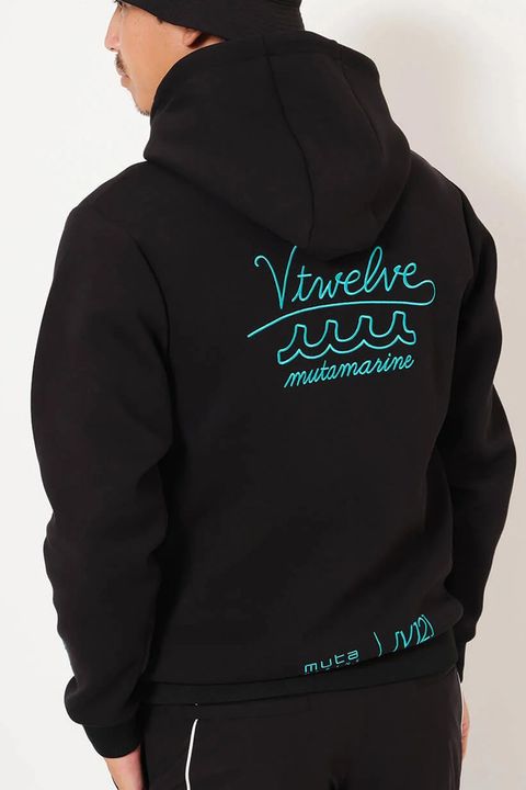 【25AW】 MU12 PARKA / ムータマリン ヴィトゥエルヴ コラボ フーデッドパーカー (ブラック)