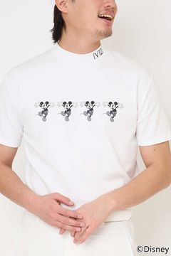 【26SS】 FUNNY MOCK / ディズニーコレクション モックネックTシャツ (ホワイト)