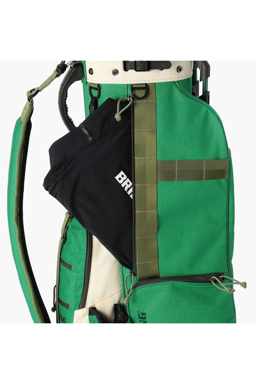 【銀行振込・代金引換不可】【返品・交換不可】 CR-8 #02 / スタンドタイプ キャディバッグ (グリーン/アイボリー)