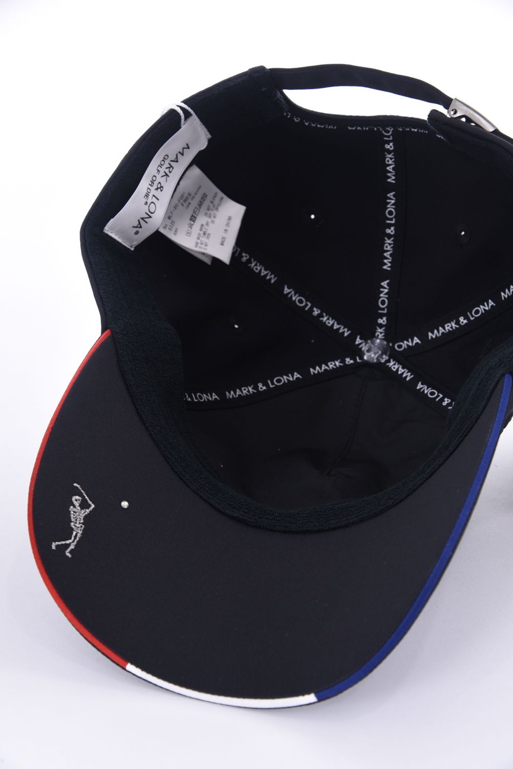 MARK&LONA【美品】キャップ 帽子 黒 フリーサイズ ゴルフ スカル - ウエア