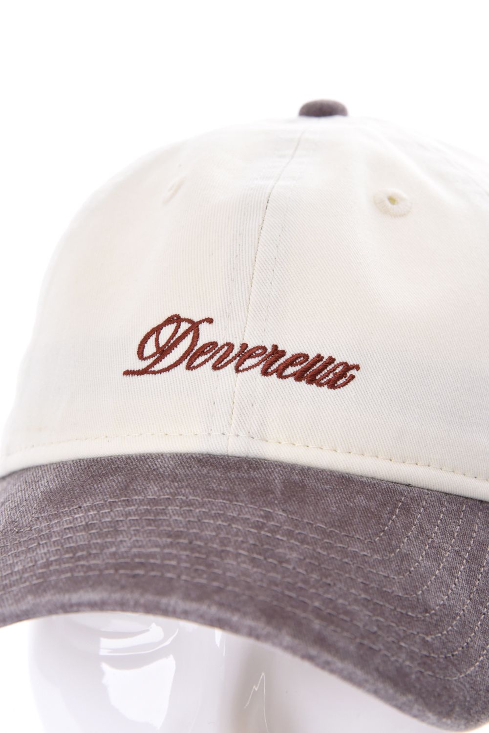 【26AW】 DEVEREUX*NEWERA CREW CAP / ニューエラコラボ ベースボールキャップ (エクリュ)