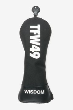 NYLON HEAD COVER FW / ナイロン ブランドロゴ フェアウェイウッドカバー (ブラック)