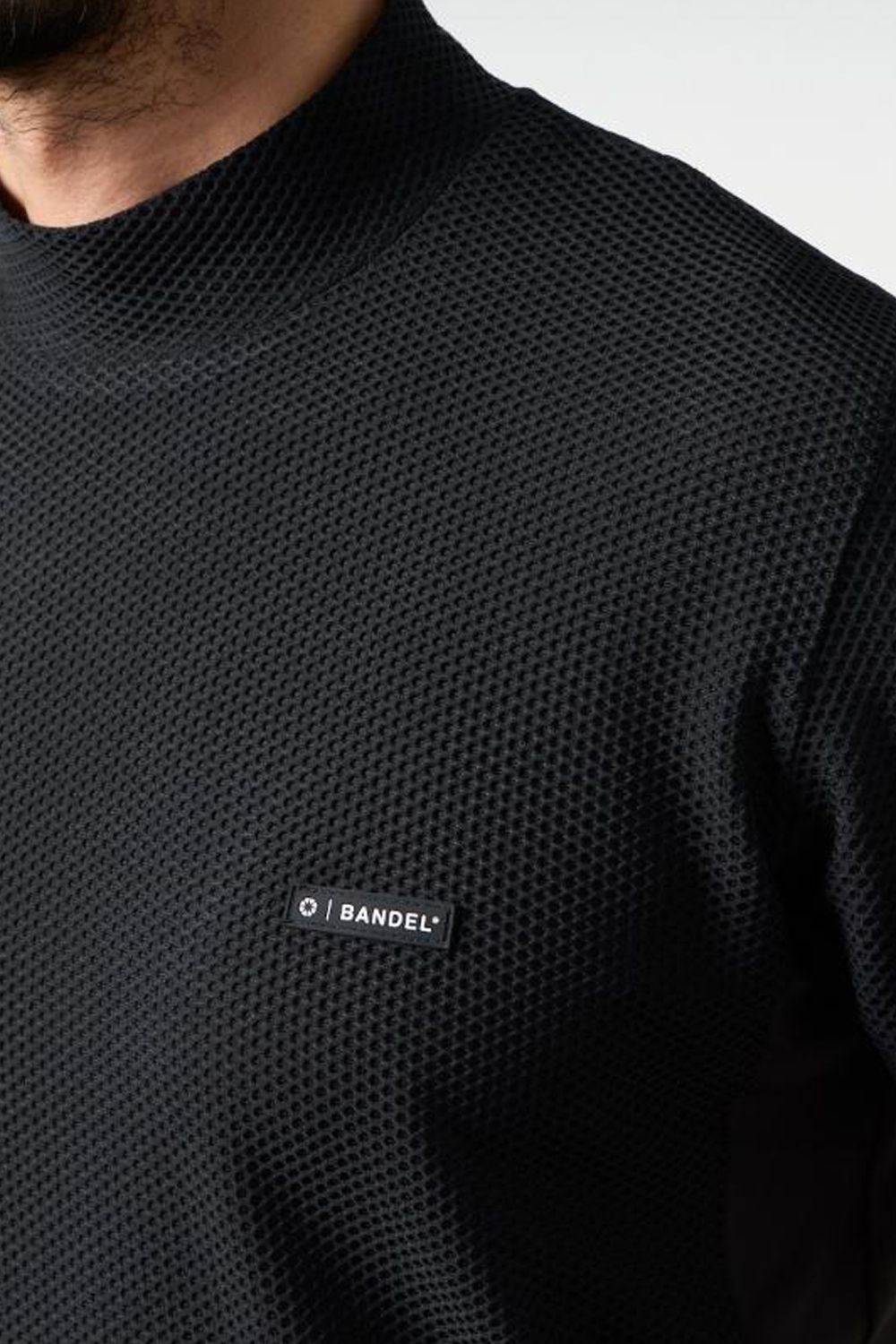 【26SS】 DRY WAFFLE SWITCH MOCK / ドライワッフルスウィッチモックネック (ブラック)