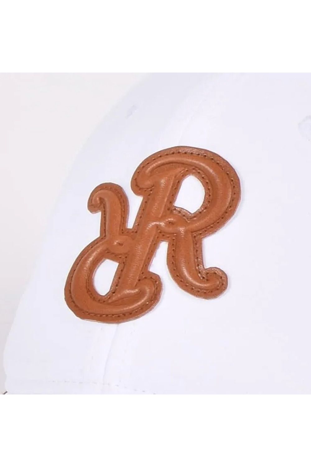 【26AW】 LEATHER LOGO PIPING CAP / レザーロゴパイピングキャップ  (ホワイト)