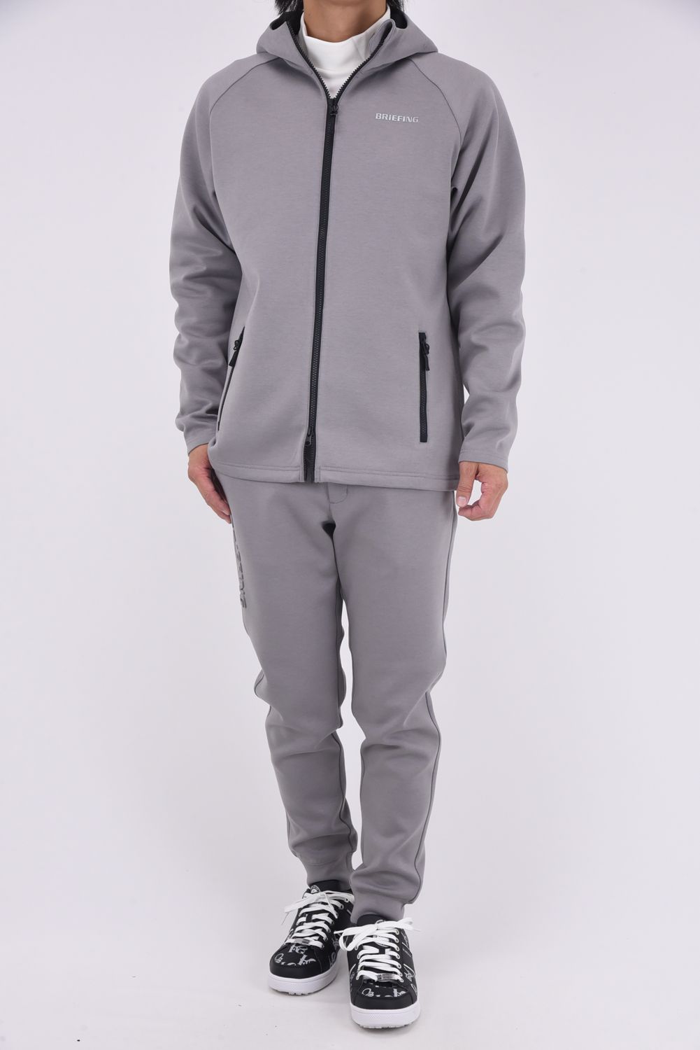 【25AW】 MEN'S WARM 3D LOGO PARKA / ダンボールニット 3D ロゴパーカー (グレー)