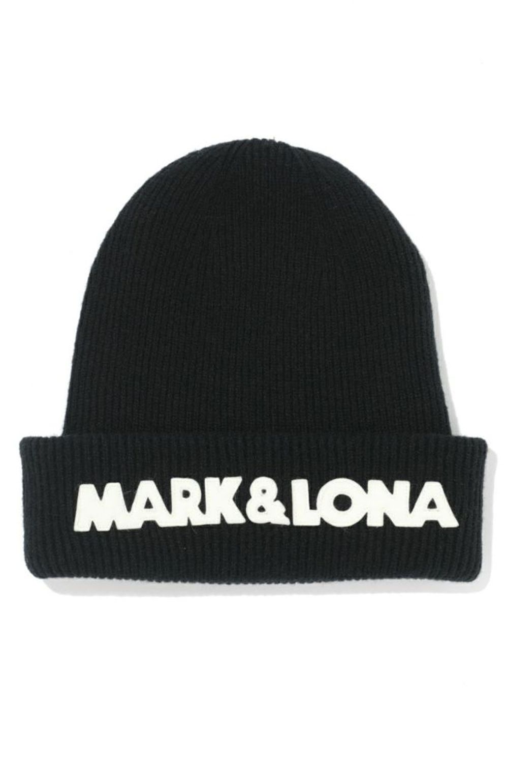 MARK&LONA - KOROMIKO BEANIE / フェルトロゴワッペン ニットビーニー